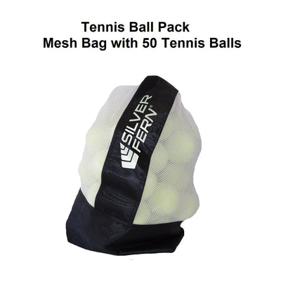 Tennis Ball Pack - Mesh Bag with 50 Tennis Balls