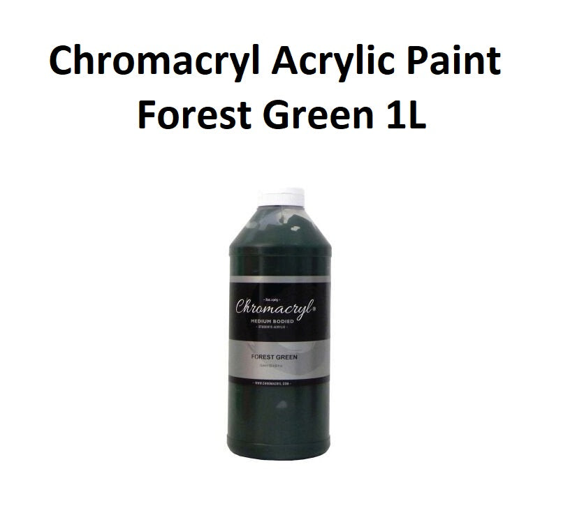 Forest Green 1L - Chromacryl Acrylic Paint