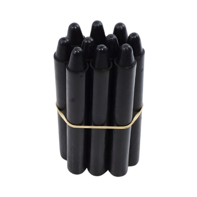 Retsol Hard Wax Crayon - Black 10's