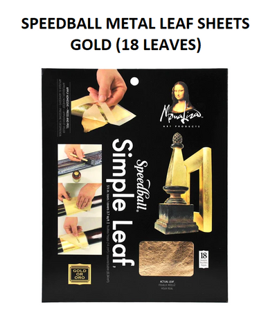 Gold Leaf Sheets - 14cm (Pack of 18)