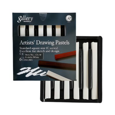 Mungyo Gallery Artists Drawing Pastels - White 6's