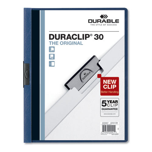 Blue - Duraclip 30 Folder