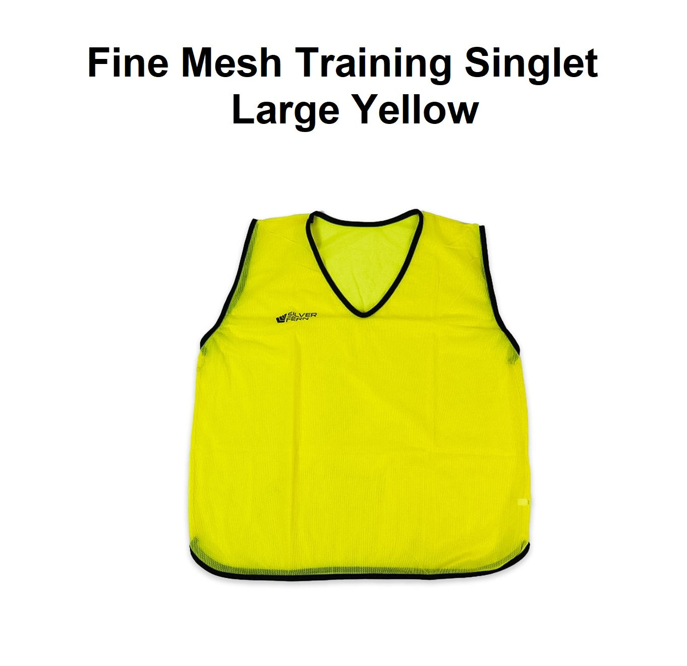 Fine Mesh Training Singlet - Large Yellow