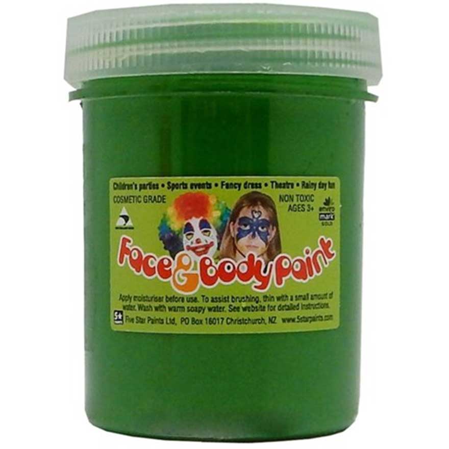 Green 125ml - Five Star Face Paints