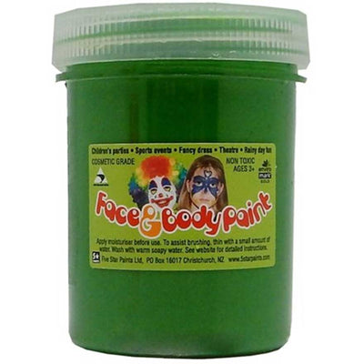 Green 125ml - Five Star Face Paints