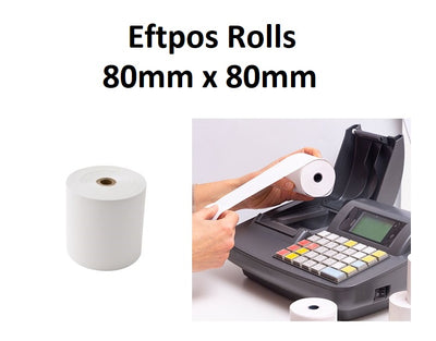 Eftpos Rolls - 80mm x 80mm