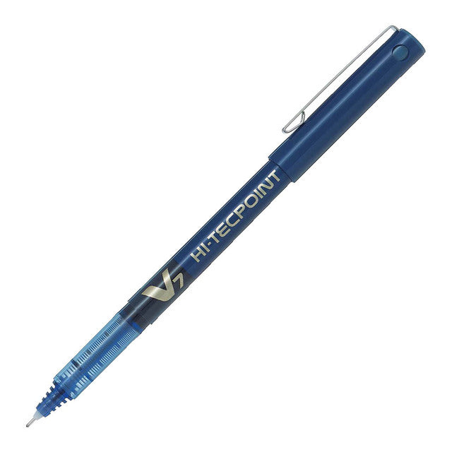 Blue - Pilot Hi-Tecpoint V7 Pen - Fine