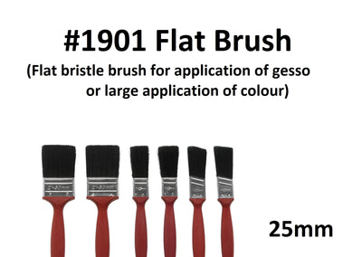 25mm - Short Handle 1901 Bristle Brush