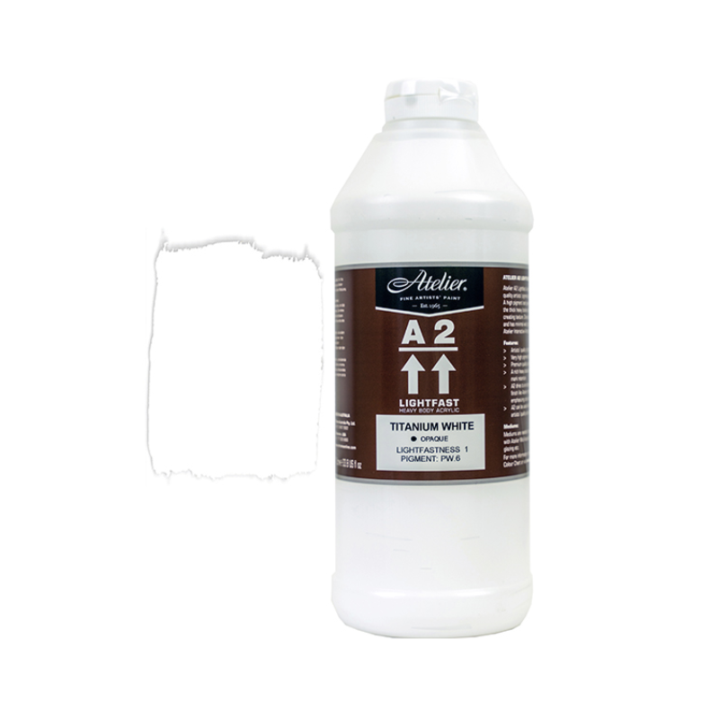 Titanium White 1L - Chroma A2 Acrylic Paint