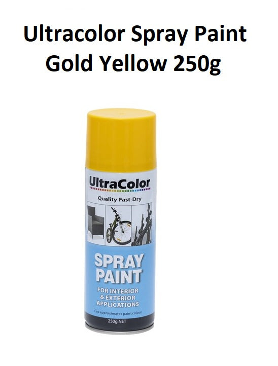 Gold Yellow - Ultracolor Spray Paint 250g