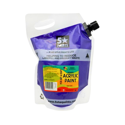 Purple 1.5L - Acrylic Paint Pouch