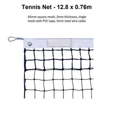 Tennis Net - 12.8 x 0.76m