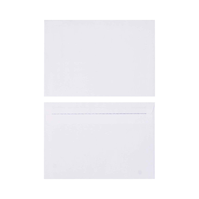 C5 Envelopes (E23) - White Plain Self Seal - Box of 250