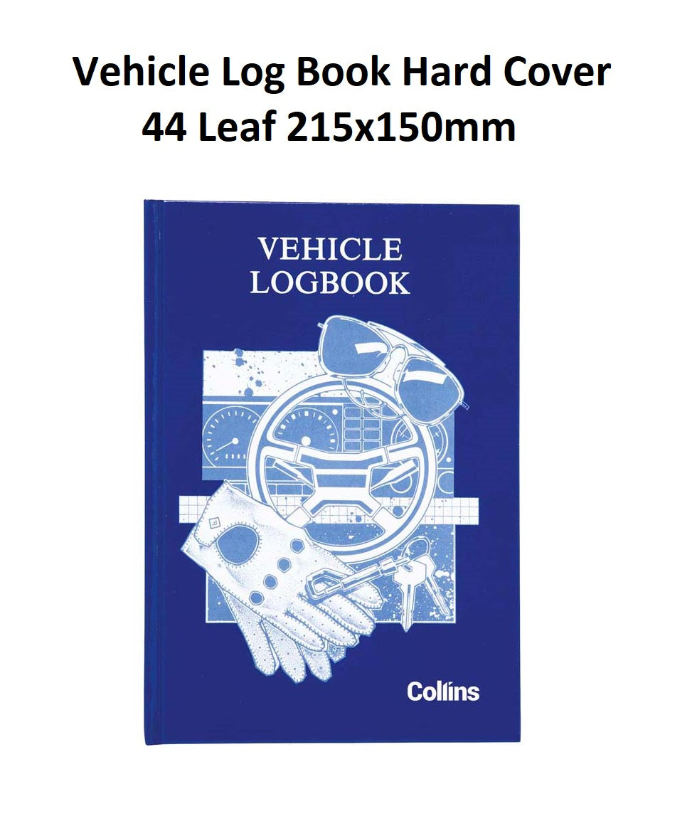 Vehicle Log Book - Hard Cover