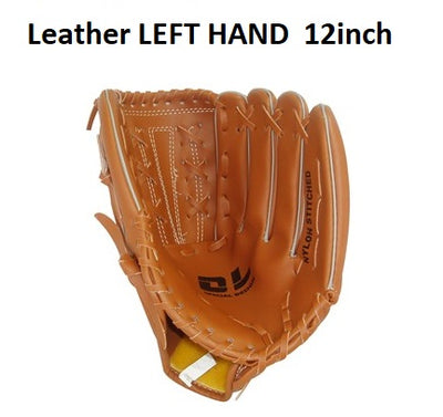 Softball Glove - All Leather | 12 inch Left Hand