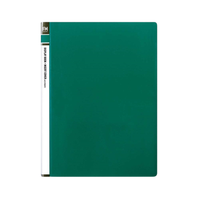 Green - A4 Clearfile 20 Page with Insert Front Cover