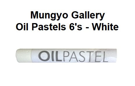 Mungyo Gallery Oil Pastels - White 6's