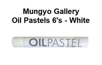 Mungyo Gallery Oil Pastels - White 6's