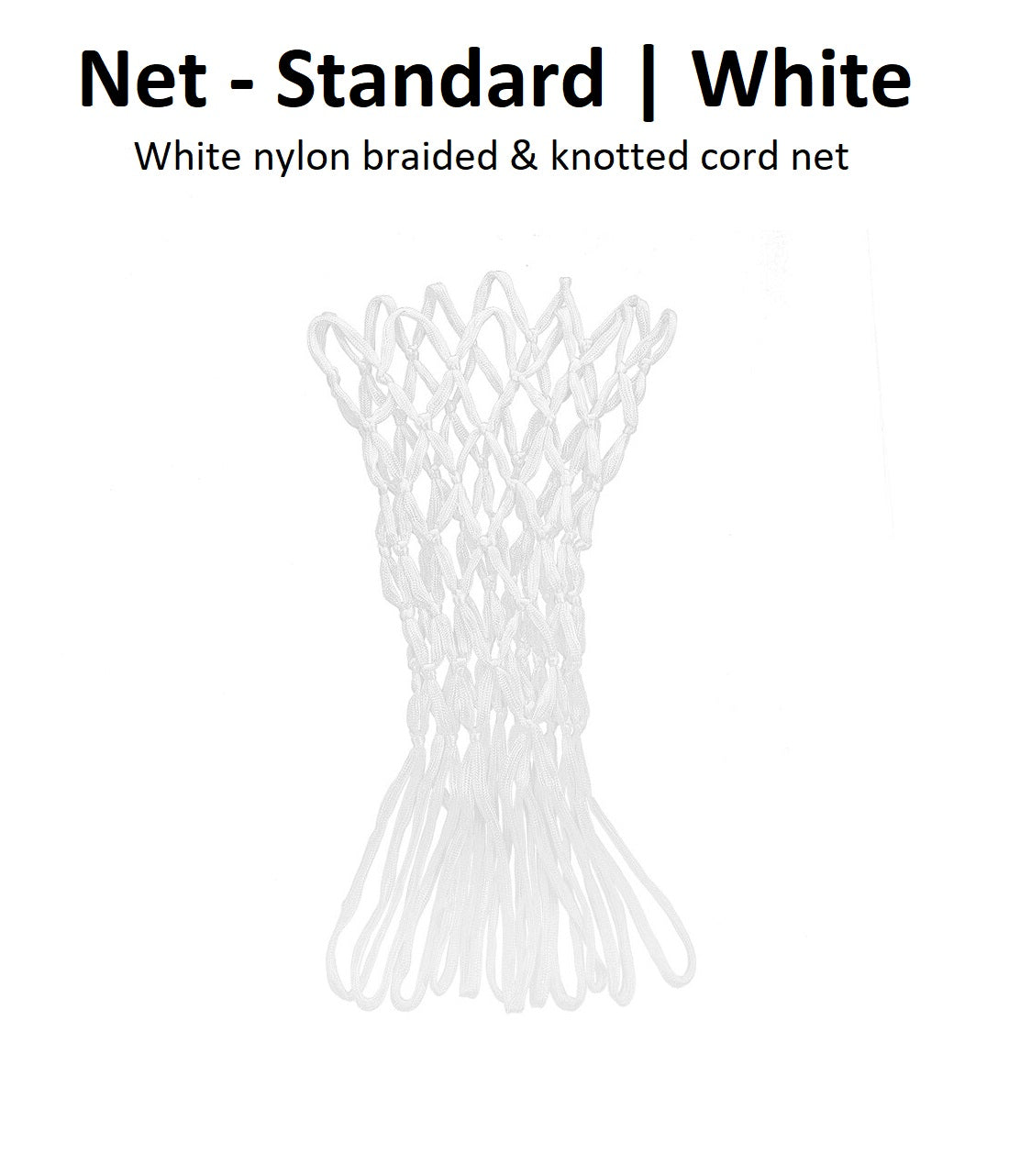 Basketball/Netball Net - Standard| White