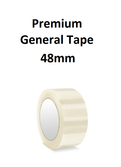 Premium General Clear Tape - 48mm x 75m