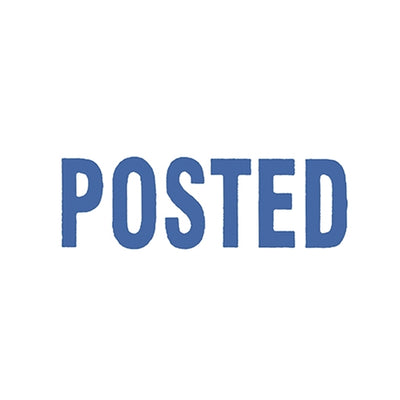 Self Inking Office Stamp - Paid Solid Red