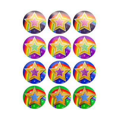 You're a Star Holographic - Large Merit Stickers (Pack of 48)