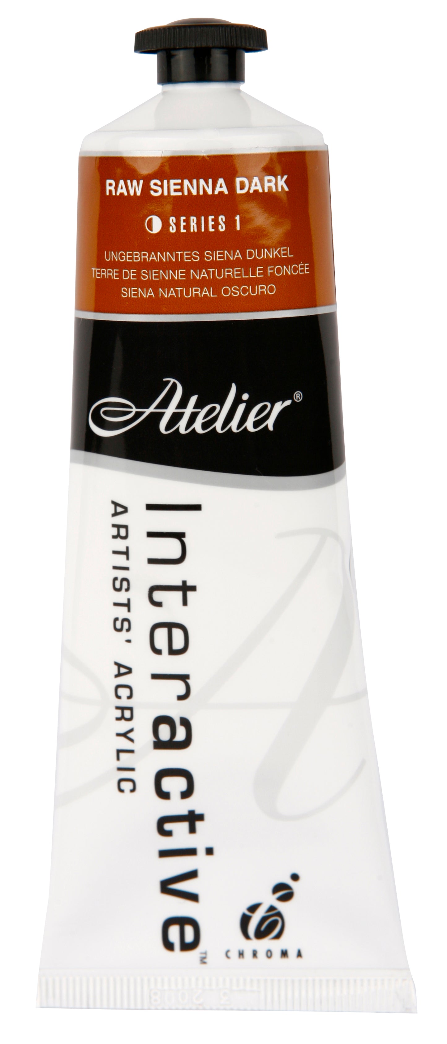 Raw Sienna Dark 80ml - Atelier Acrylic Paint S1