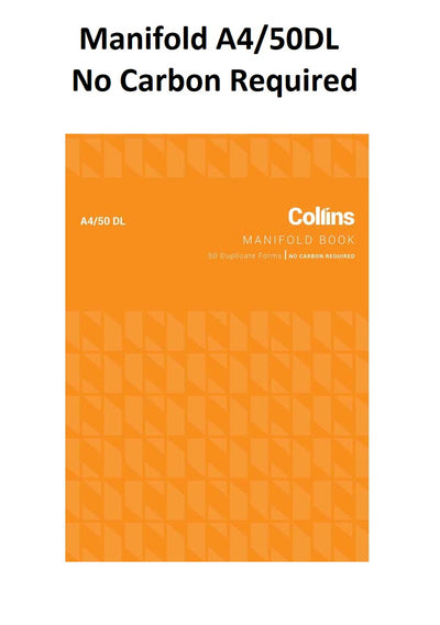 Manifold Book - A4/50 DL (NCR)