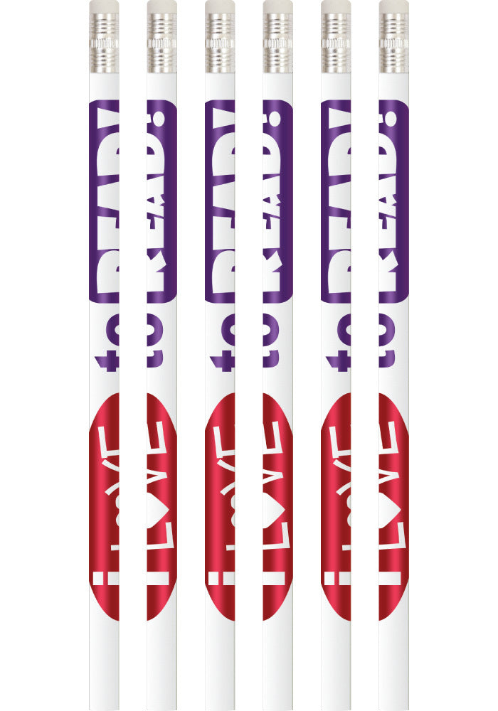 I Love to Read - Merit Pencils (Bundle of 10)