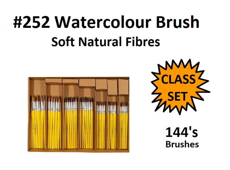 252 Brushes Classroom Box - Asst 144's