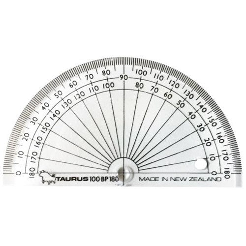 Protractor 10cm 180 Degree