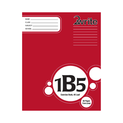 1B5 - Exercise Book - 7mm Lined