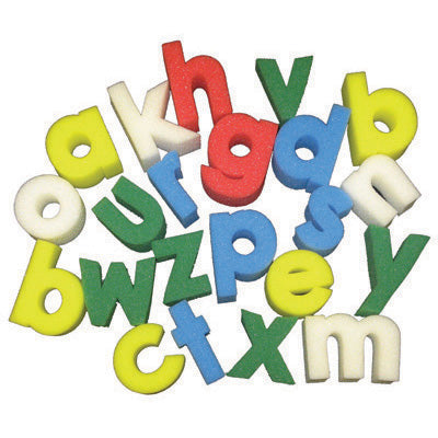 Sponge Shapes - Lower Case Letters