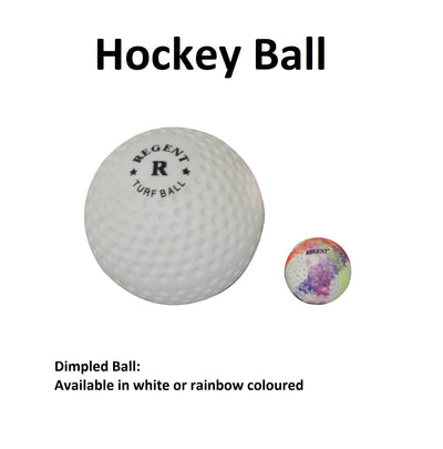 Dimpled Hockey Ball - White
