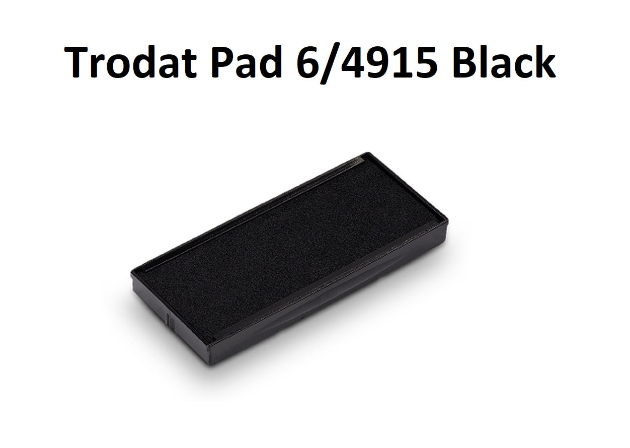 Black - Trodat 4915 Ink Pad Refill