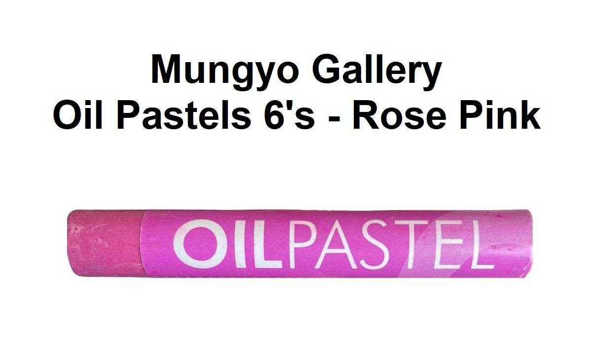 Mungyo Gallery Oil Pastels - Rose Pink 6's