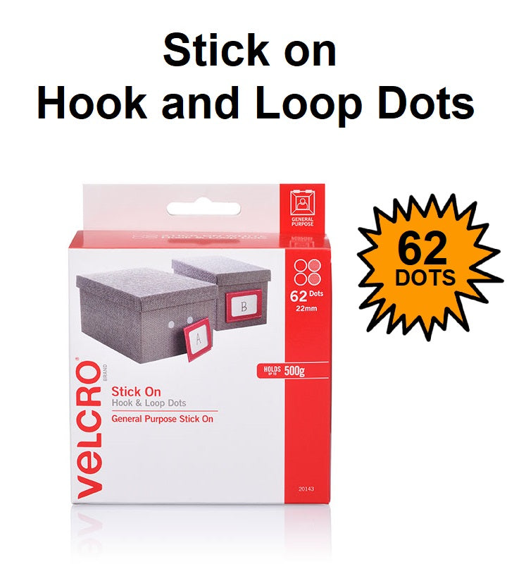 Hook and Loop - Dots - 62's
