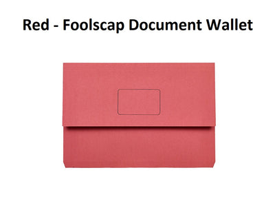 Slimpick Document Wallets - Red