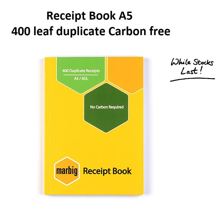 Receipt Book - A5/4 DL 4 Per Page (NCR)