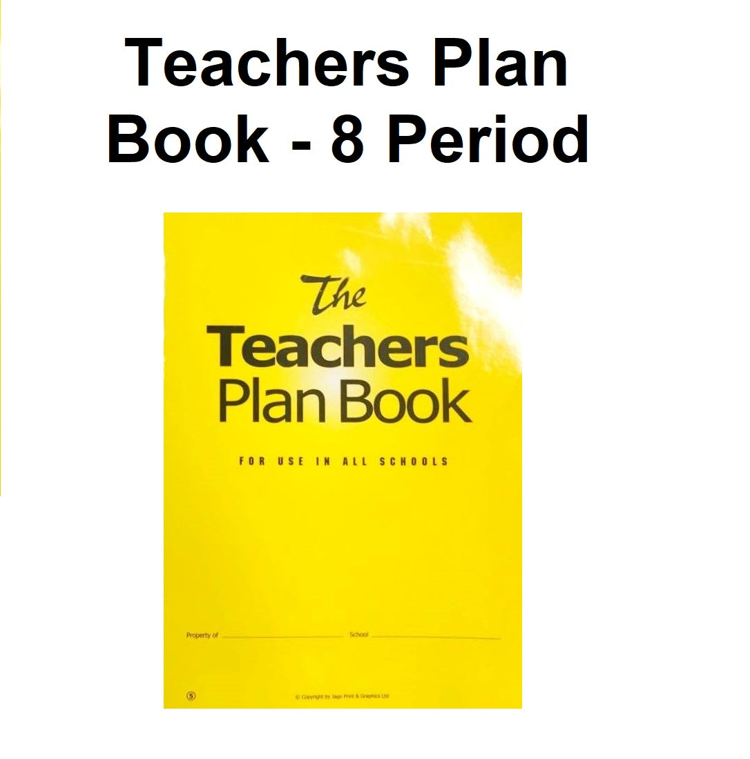 Teachers Plan Book - 8 Period