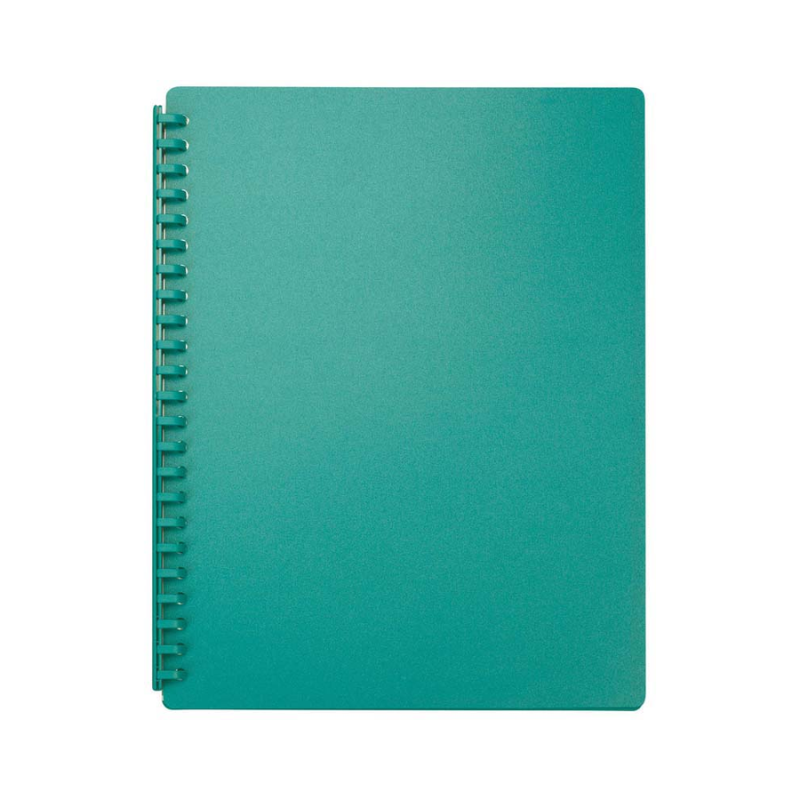 Green - A4 Refillable Clearfile 20 Pocket