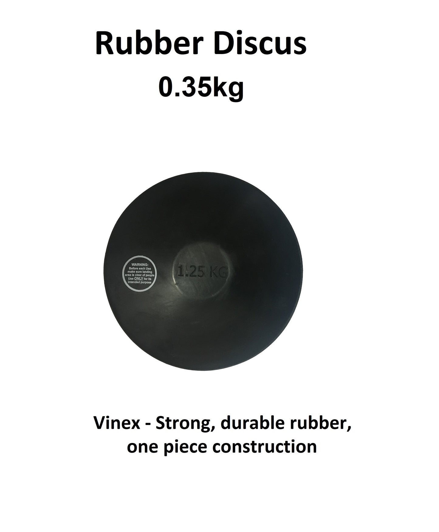 Rubber Discus - 0.35kg