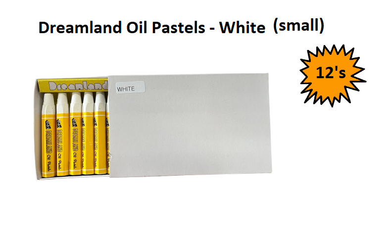 Dreamland Oil Pastels - Small 12's - White
