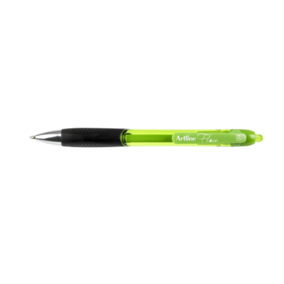 Artline Flow Retractable Gel Pen - Lime