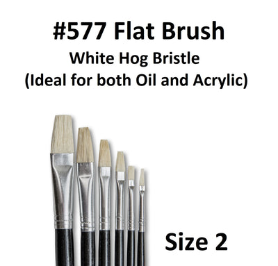 Size 2 - Eterna 577 Flat Brush