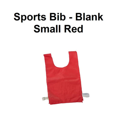 Sports Bib - Blank | Small Red