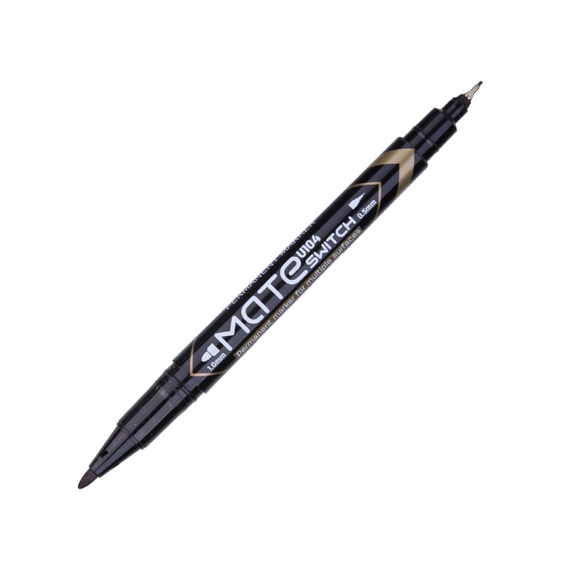 Black - Double Ended Permanent Marker Deli