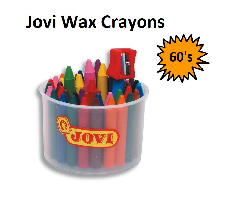 Jovi Wax Crayons - Tub of 60