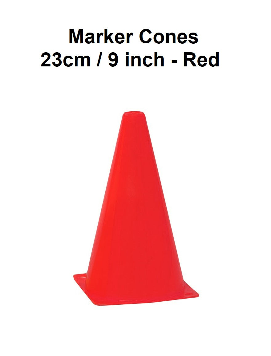 Marker Cones - 23cm / 9 inch - Red