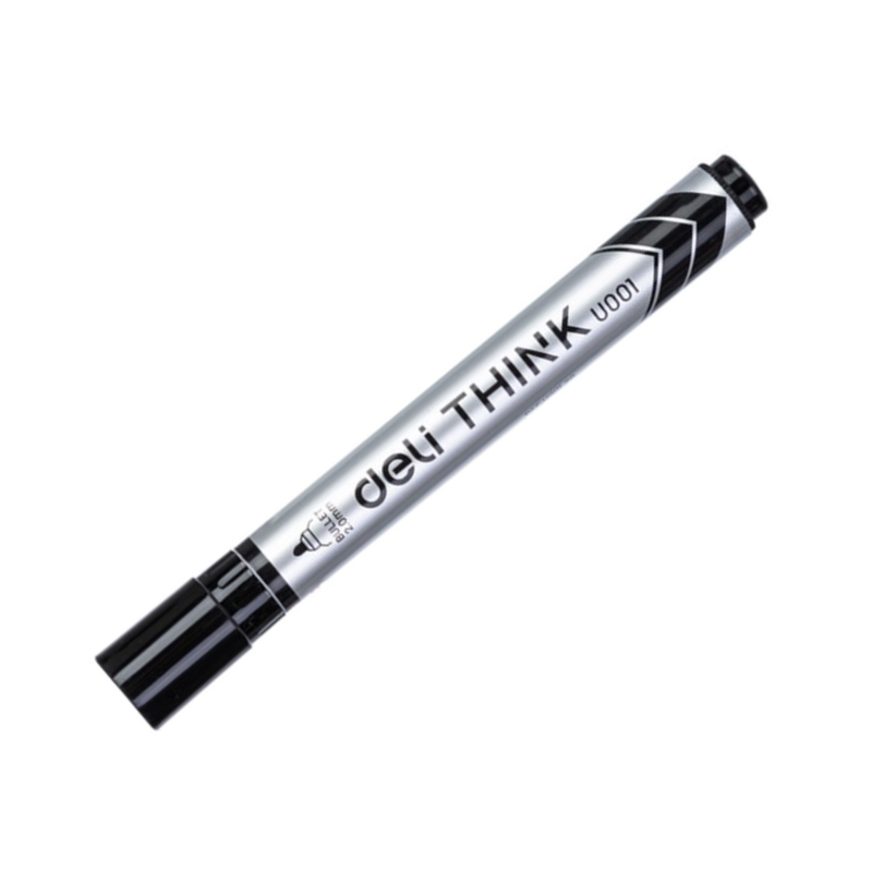 Black - Bullet Tip Whiteboard Marker Deli